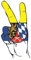 U24 Aufkleber Peace Finger Oberpfalz Autoaufkleber Sticker
