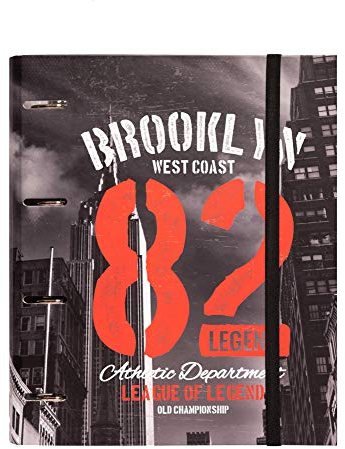 Grupo Erik Ringordner A4 Schmal 4 Ringe - Ordner A4 Schmal Premium New York - Aktenordner 4 Ringe - Ringbuch A4 - A4 Ordner A4 Schmal - Ringbuch A4 Aktenordner A4 Büro Zubehör Schul Zubehör