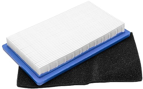 vhbw Filter-Set kompatibel mit Kawasaki FH381V, FH430V, FH491V Rasenmäher-Motor - 2X Ersatz-Filter (1x Luftfilter, 1x Vorfilter)