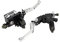Fydun Motorrad Hauptbremszylinder Hebel 1 Paar Lenker Bremse Kupplungszylinder 22mm Universal Motor Radbremszylinder Reservoir Hebel (Silber)