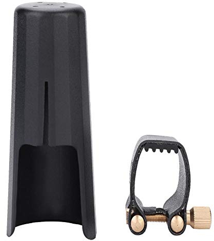 Bnineteenteam Sax Mundstück Ligatur, Sax Mundstück Kappe PU Blattschraube mit Kunststoffkappe für Tenorsaxophon Saxphone Bakelit Mundstück Mundstück Für Tenorsaxophon Musikinstrumentenzubehör