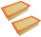 2x Lamellenfilter Ersatz für Kärcher 6.904-068,K2000E,K2000TE,K3500E,K3501,NT351 Eco,NT2000E,NT3500E,NT3501E,NT14/1,NT351 Profi, NT 14/1 Classic Eco - Hauptfilter, Flachfalten-Filter