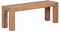 KADIMA DESIGN Sitzbank Landhaus-Stil: Massivholz, Akazie/Sheesham, 160/180x45 cm, 200/250 kg Belastung, handgefertigt Farbe: Beige, Große: 120x35x45