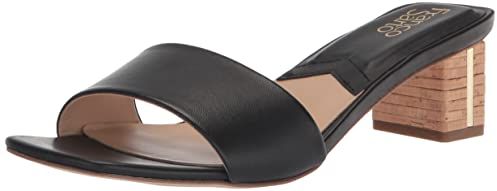 Franco Sarto Damen Cruella Schiebe-Sandalen, schwarz, 40 EU Weit