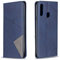Posanter Kompatibel mit Samsung Galaxy A20S Hülle, Leder Brieftasche Flip Handytasche Schutzhülle Klapphülle, 360 Grad TPU Stoßfest Leder Hülle mit [Magnetisch, Kartenfach, Standfunktion] (Blau)