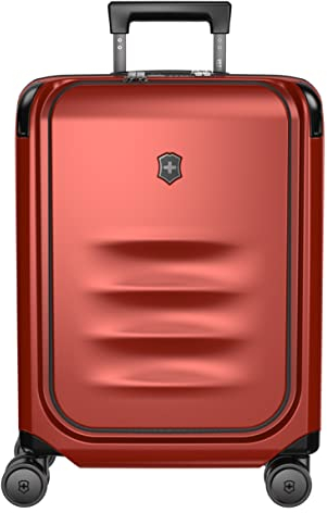 Victorinox Spectra 3.0 Expandable Global Carry-On, Handgepäckkoffer Klein, Trolley mit 4 Rollen, 55 x 40 x 20 cm, 39-47 Liter, Erweiterbar, Rot