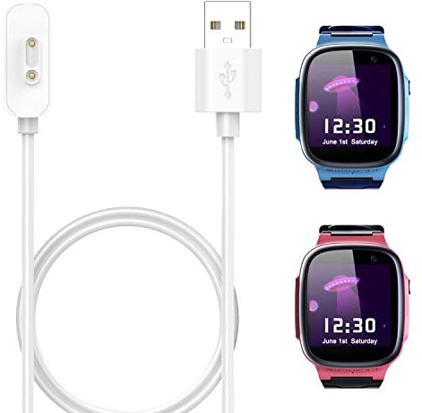 NEWZEROL Magnetisches USB-Ladekabel Kompatibel für Xplora X5/ Xplora X5 Play/Xplora X4,Tragbares Magnetisches SmartWatch USB-Ladekabel Ersatz für Xplora X5/ Xplora X5 Play/Xplora X4 – Weiß