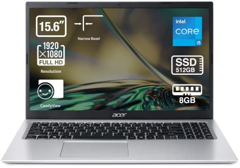 Acer Aspire 3 A315-58 - Ordenador Portátil 15.6” Full HD LED (Intel Core i5-1135G7, 8GB RAM, 512GB SSD, Intel Iris Xe Graphics, Sin Sistema Operativo) Color Plata - Teclado QWERTY Español