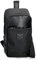Pepe Jeans Sander Schwarze Umhängetasche 18x35x9 cm Polyester mit Details aus Kunstleder