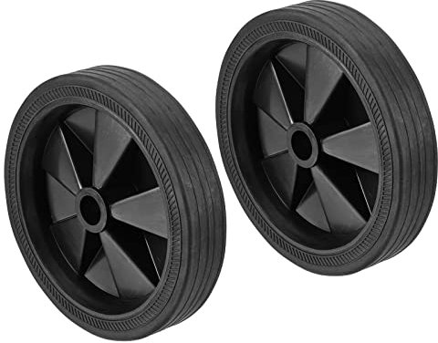 PATIKIL 5.8 Air Compressor Wheels, 2 Pack Universal Air Compressor Wheel Replacement Part with 0.6 Dia. Hole for Easy Mobility