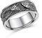 Materia Herren Ringe 925 Silber Bandring mit Schlange antik SR-172-62