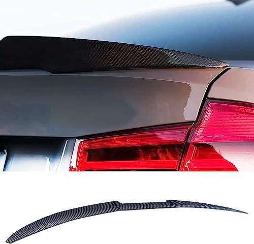 Auto Heckspoiler für BMW Serie 4 Series 4er F36 Gran Coupé 4-Door 2013-2021, Heckflügel Einbau Dachspoiler Kofferraumspoiler Kratzfeste Styling Nachrüsten Zubehör,Carbon Fiber Look