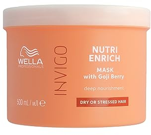 Wella Professionals Invigo Nutri Enrich Deep Nourishing Mask - tiefenwirksame Haarmaske mit Vitamin E und Panthenol - intensive Haarpflege für kaputtes Haar - glättende Haarkur gegen Frizz - 500 ml