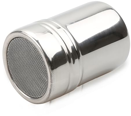 Vanyibro Stainless Steel Frosting Salt Shaker,Versatile Seasoning Tool for Kitchen, Bread, and Barbecue