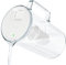 Wessper Carafe filtrante verre 3 l avec compteur de changement de filtre, carafe avec cartouches filtrantes d'eau potable BPA FREE, carafe verre avec filtre eau charbon actif – Blanc