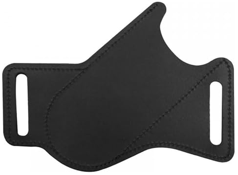 Funda para Cuchillo para cinturón,Funda para Cuchillo Plegable, Bolsa de Cuero para Cuchillo, Funda para Cuchillo EDC, Funda para Cuchillo de Bolsillo con trabilla para cinturón, para Senderismo