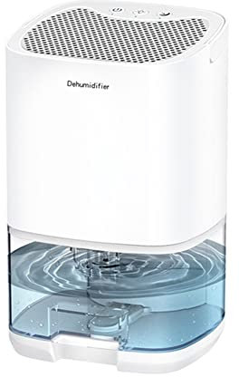 ALOEU Deshumidificador y Purificador de 2 en 1 para el Hogar para la HabitacióN de la Cocina, Absorbentes de Humedad Silenciosos, Secador de, Enchufe Blanco de la UE