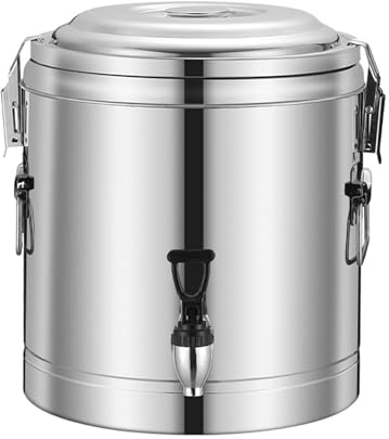 Dispensador de agua caliente Dispensador de bebidas con espiga, garrafas térmicas comerciales Urna de café Barril aislado Cubo de té for fiestas y buffet (Size : 50L)