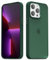 oakxco for iPhone 13 Pro Case Clear Hard Shell, Slim Thin Matte Transparent Plastic Cover & Protective Soft Silicone Rubber TPU Bumper, Girly Cute Phone Case for Women Girls, Dark Green