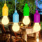 4 Pezzi Lampadina LED Portatile, Lampadine LED da campeggio per campeggio, tende, Festa in giardino, decorazioni per feste, Bianco Caldo