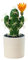 Zuasdvnk Cactus sintético | Planta Artificial en Maceta | Linda Artificial para decoración de Tiendas, Plantas Artificiales pequeñas para Estante de Mesa de Escritorio Interior