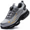 Scarpe Antinfortunistiche Uomo Donna Leggere Scarpe da Lavoro Comode Scarpa Antinfortunistica Uomo con Punta in Acciaio Fibbia Girevole Regolazione Rapida Grigio 41 EU