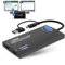 OREI SplitExtend 4K HDMI Splitter Extended Display for Dual Monitor - Multi-Monitor Display 3 Separate Screens - USB A & USB-C Adapter to HDMI 2.0, 4K@60hz, 90W PD Charger, DisplayLink MacOS, Windows