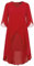 Hanna Nikole Damen Knielang Abendkleid 3/4-Ärmel Festkleider für Hochzeitsgäste L