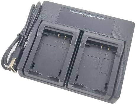 USB Dual Battery Charger for Nikon ENEL25/ ENEL25A, Z50, Z-50, Z30, Z 50, Z-FC; Z Series; EN-EL25, EN-EL25A, MH-32 Digital Camera