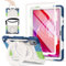 ROISKIN Lenovo Tab M11 11 Inch 2024 Case: Heavy Duty Shockproof Cover with Screen Protector & Rotating Stand & Pen Holder & Shoulder Strap for Lenovo M11 Tablet Case, Blue