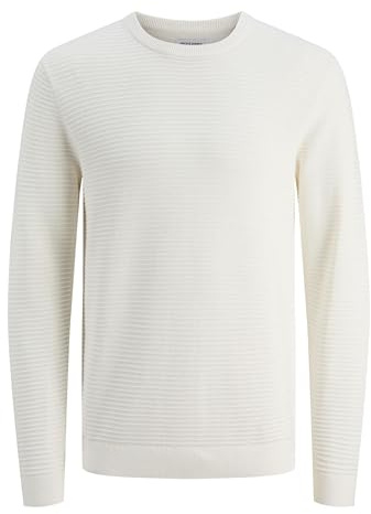 JACK & JONES Male Strickpullover Einfarbig Strickpullover