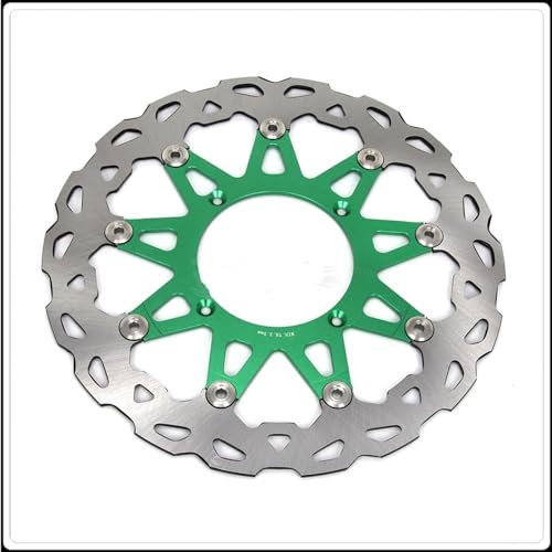DZSQTUND Bremsscheiben 320MM Schwimm Disc Vordere Bremse Für Kawasak Für KX250 Für KX250F Für KX450F Für KLX450 Für Supermoto Motard Motocross Scheibenbremse