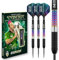 RED DRAGON Darts – Professioneller Spieler – Peter Wright Snakebite Corra 23g - 90% Wolfram Stahlspitze Dart-Set mit Dart Flüge und Dartschäfte