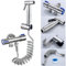 CHILL HOUSE Ducha Higienica para WC en Acero Inox con Grifo bidet, Manguera Bidet y Ducha bidet para Inodoro Completo - Grifo para WC con Ducha inodoro para Duchas Higienicas