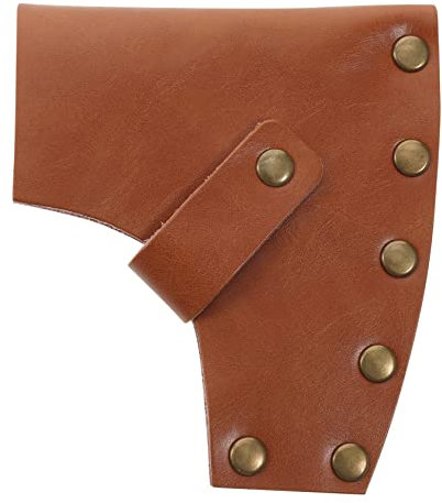 Veemoon Leather for Outdoor Axes Lightweight Cover Snaps for Camping and Hiking Fit for Axes