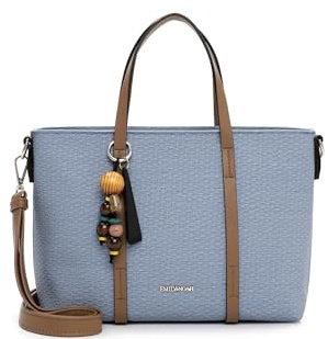 Emily & Noah Shopper E&N Johanna 65493 Damen Handtaschen Zweifarbig lightblue 530