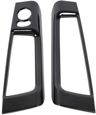 Yctze 024 - Premium Abs Carbon Fiber Look with Easy Installation and Seamless Fitment 595,Interior Door,Carbon Fiber Look Trim,Door Storage Frame Cover,500 Trim,Adhesive,Abs D (Glossy Black)