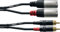 CORDIAL Cable audio doble XLR Male/Rca 3 m Cable AUDIO Essentials RCA