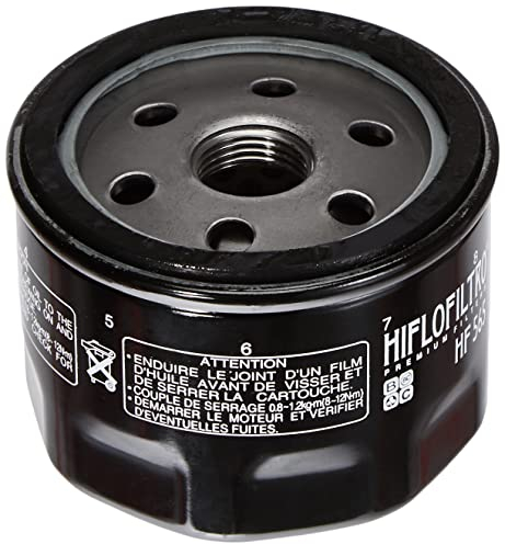 HIFLOFILTRO Filtro Olio HF565, L:7.7 H: 6.2 W: 7.8