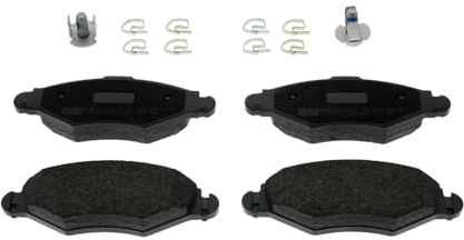 FERODO FDB1378 Bremsbelagsatz Bremsbeläge Vorne mit Zubehör Kompatibel mit PEUGEOT 206 Schrägheck 2A/C