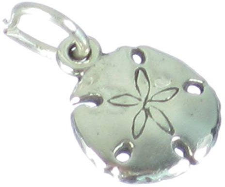 Sand Dollar sterling silver TINY charm 925x1 Sea Cookie Snapper Biscuit