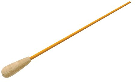 Mollard Brite Stix Taktstock (mittelgroßer Griff, 35,6 cm/14 Zoll), Orange