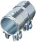 Bosal 265-129 Rohrverbinder, Abgasanlage, Silber