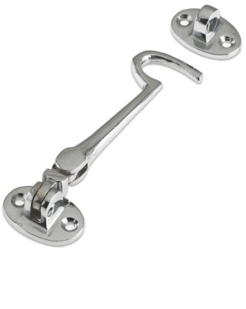 Cabin Hook 100mm Polished Chrome From The Door Handle Store