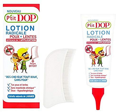 P'tit Dop Lotion Radicale Anti-Poux et Lentes - Aux Extraits Naturels de Lavande - Dès 3 ans - 100 ml