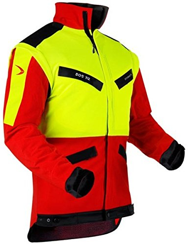 Pfanner 804163-40/L Forstjacke KlimaAIR Größe L in rot/gelb/schwarz