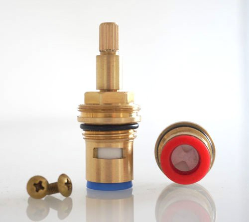 1/2 x 61mm Keramik-Oberteile Ventiloberteil Innenoberteil Vierteldrehung. 20 Zähne auf Spindel