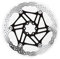Hope Floating Disc Rotor Black 200mm 6 Bolt