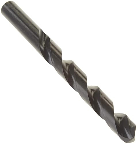 Irwin Tools 66732 Single Black Oxide High-Speed Steel Drill Bit with Aircraft Extension, 1/2