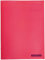 Majuscule-enveloppes bloc-notes papier – Grands carreaux – 24 x 32 cm – 96 pages – 90 g/m² – Rouge avec couverture polypropylène
